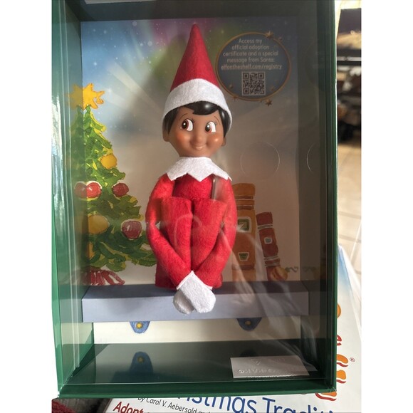 The Elf On The Shelf Boy New in Box with Brown Eyes, Book - Picture 5 of 11